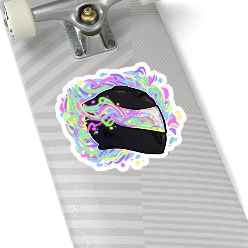 FLAME HELMET Sticker - Image 6